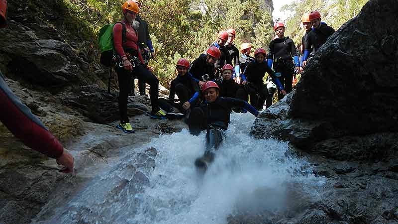 Krasses Canyoningerlebnis