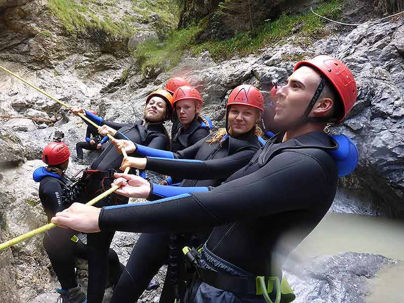 Canyoning Rosengartenschlucht