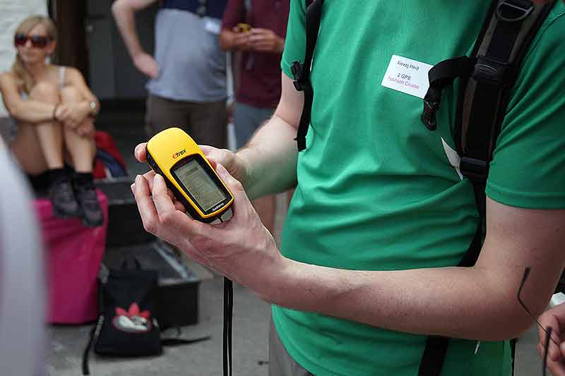 Geocaching in der Stadt ist der ideale Schulausflug!