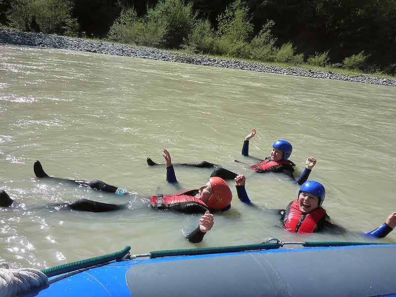 Rafting Sicherheit