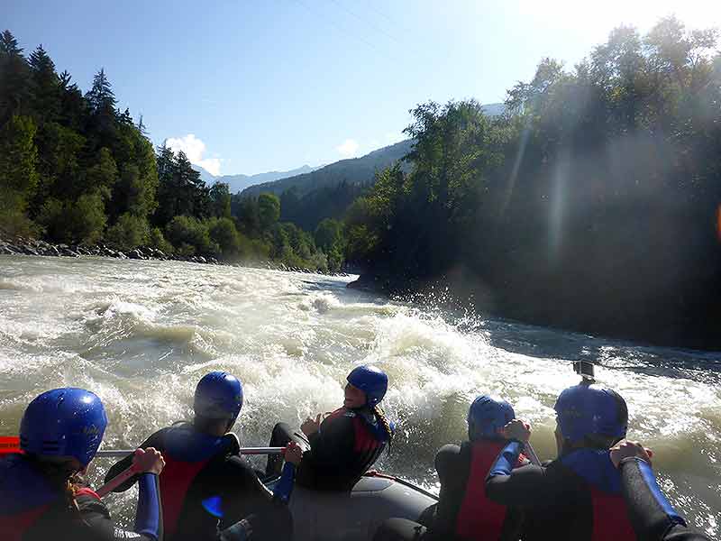 Wildes Rafting in Tirol