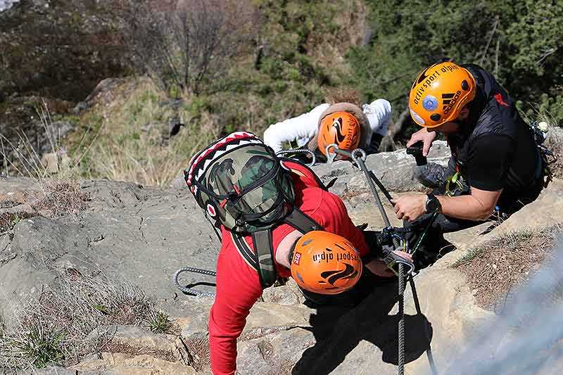 Klettersteig Tour für Schulklassen